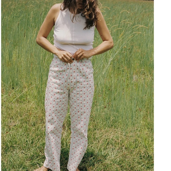Luna Pants in Olivia Stripe - Picture 2 of 6
